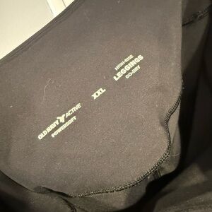 Old Navy Active Black High-Rise Leggings XXL